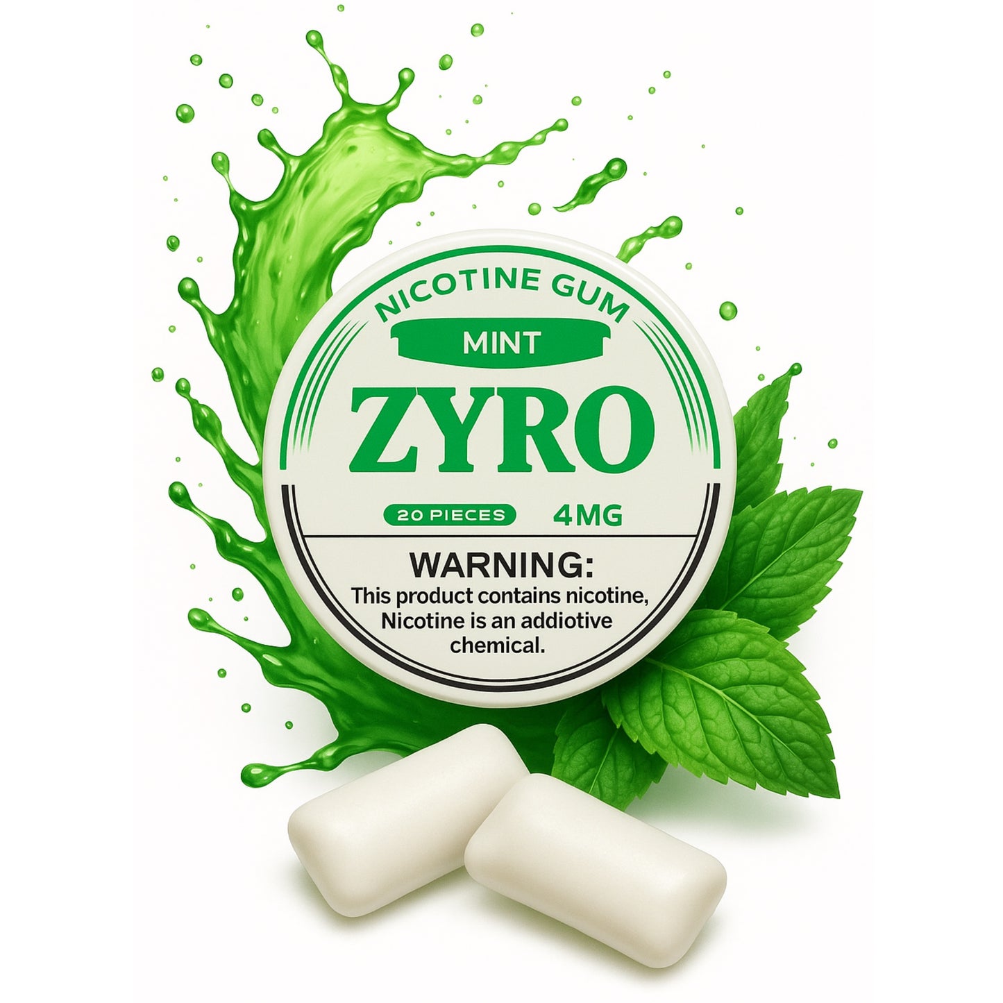Zyro Mint Gum 4mg