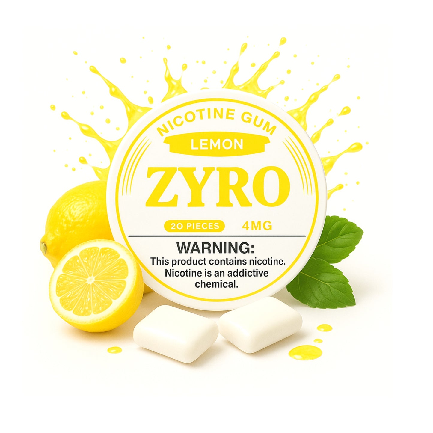 Zyro Lemon Gum 4mg